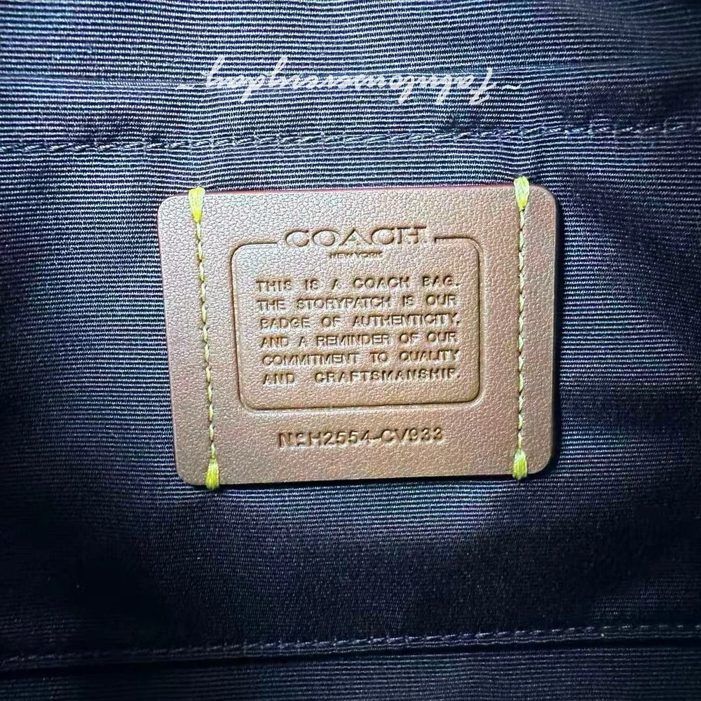 Coach Teri Shoulder/Crossbody Bag Signature Canvas/Gold/Walnut/Black CV933 NWT